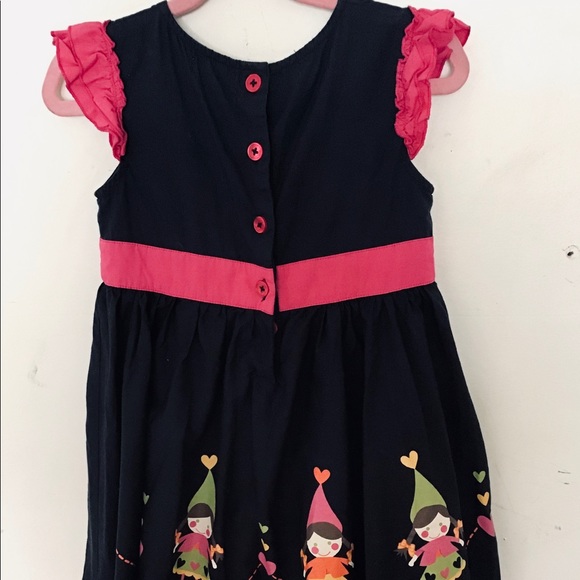 LadyBird Poofy Girl’s People Printed Dress SZ 6-7Y - Picture 7 of 8